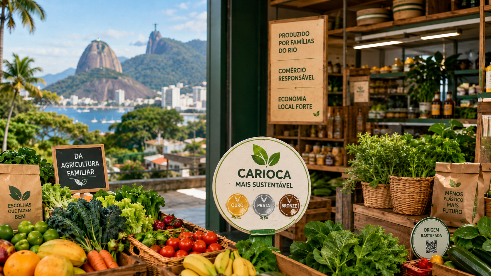 Projeto de Marcos Dias cria selo para incentivar agricultura familiar e comércio sustentável no Rio